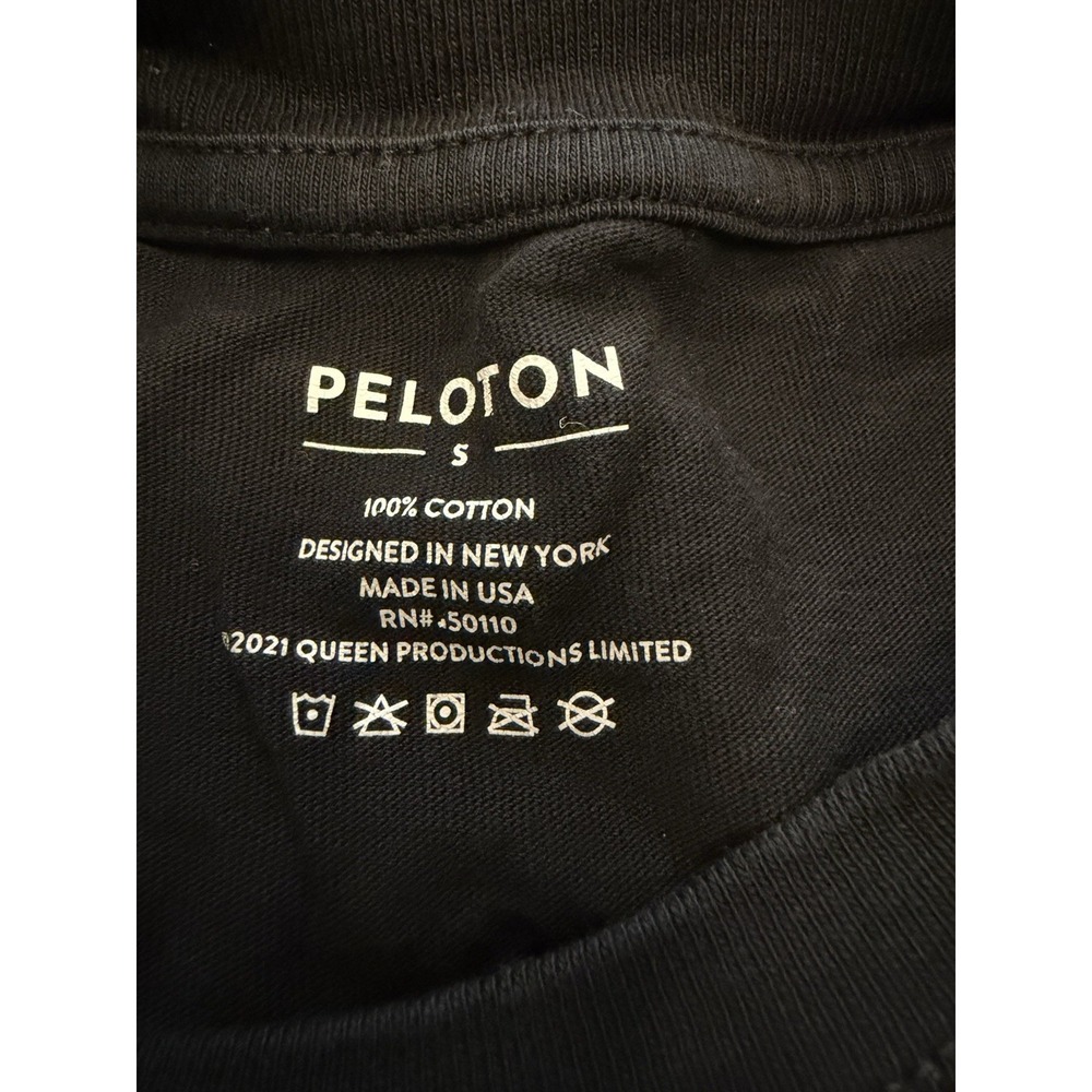 Peloton Queen Sz S Dont Stop Me Now Long Sleeve Tee Shirt Collab Spin Bike - Picture 5 of 6